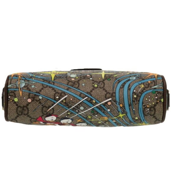 GUCCI Authentic Brown Leather Shoulder Bag - Picture 5 of 10